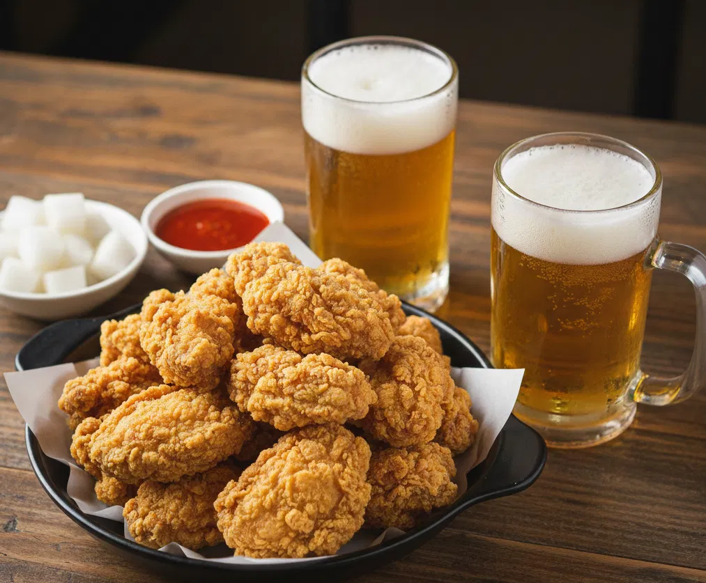 chimaek - best korean late night snack