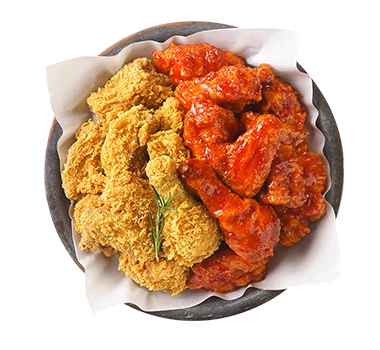 korean fried chicken(half and half)