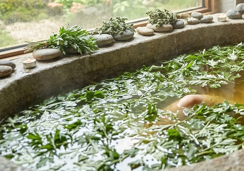 mugwort bath