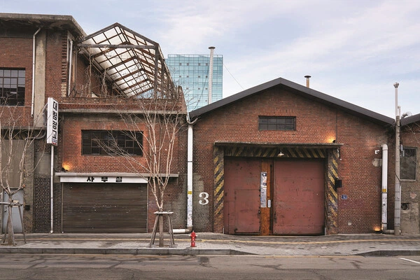 brick buildings in seongsu, seoul